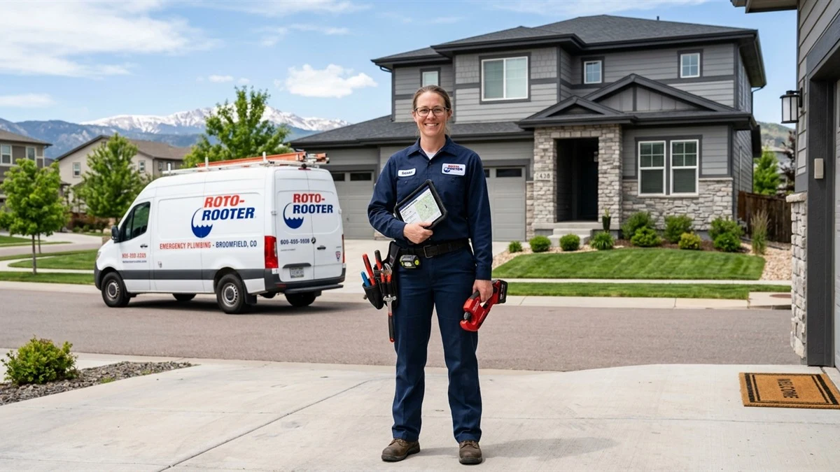 Broomfield Emergency Plumber fully stocked service van ready for 24/7 dispatch for severe sewer backups and drain emergencies