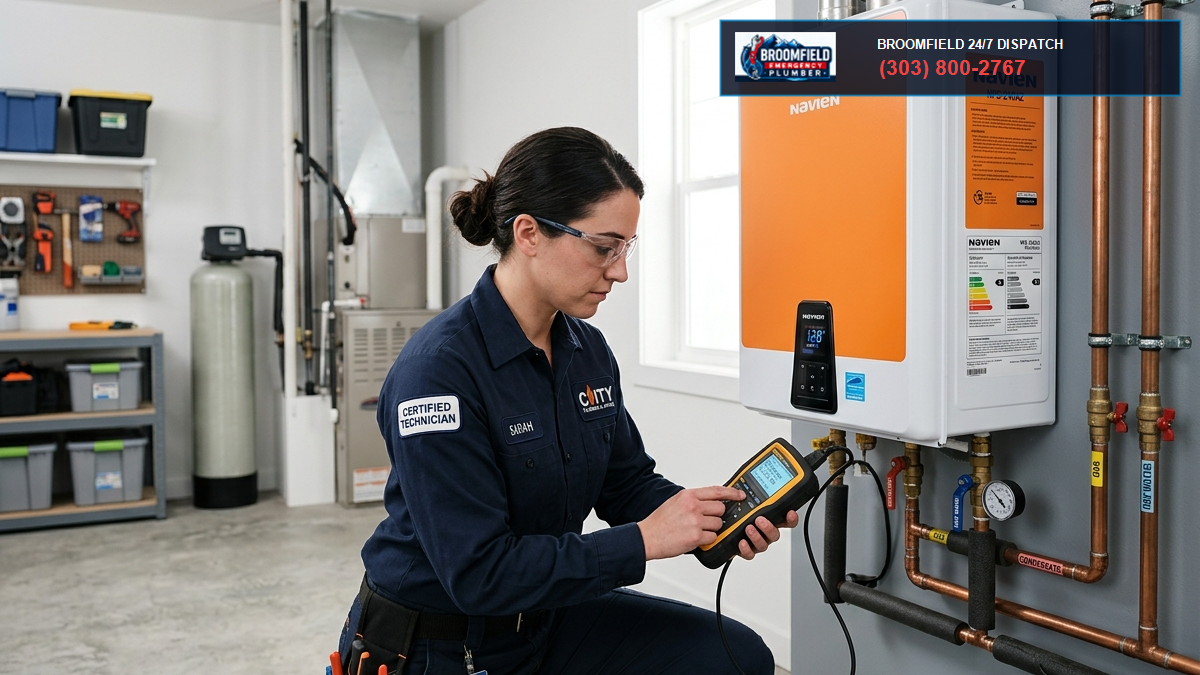 Commercial Conveyor Dishwasher Booster Water Heater 180Â°F Sanitizing Rinse Failure: NSF/ANSI Standard 3, Element Calcification, Flow Switch Breakdown & Broomfield Restaurant Health Compliance